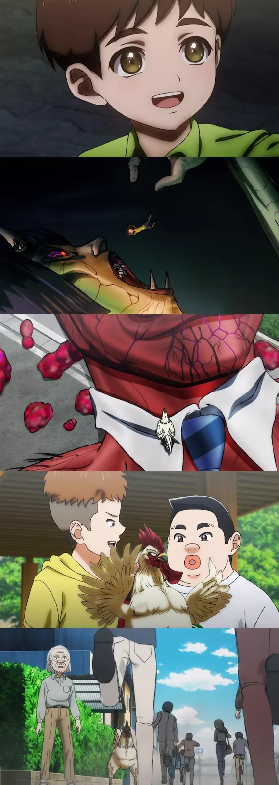 Download Rooster Fighter (Season 01) Dual Audio {English-Japanese} Anime Series 720p | 1080p WEB-DL ESub screenshots
